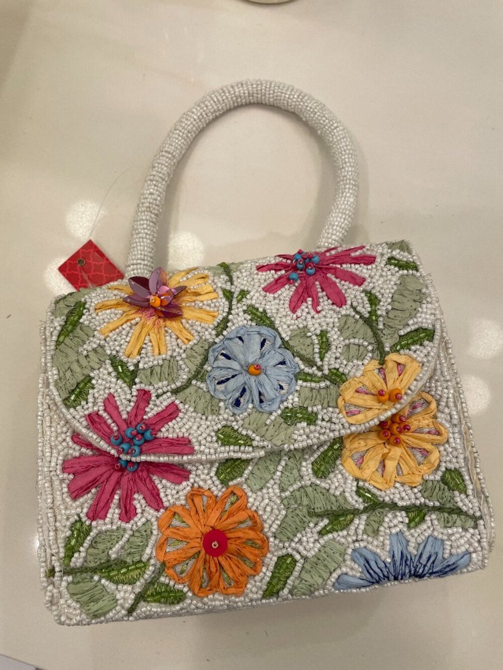 Kelly & Katie Beaded Floral Bag